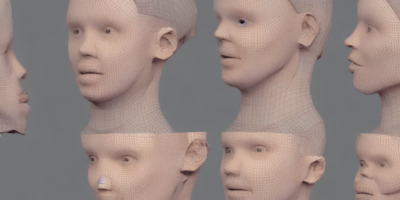 Efficient and Controllable 3D Face Reconstruction via One-Shot Inversion of StyleGAN2 Latent Code