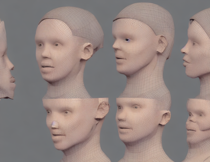 Efficient and Controllable 3D Face Reconstruction via One-Shot Inversion of StyleGAN2 Latent Code