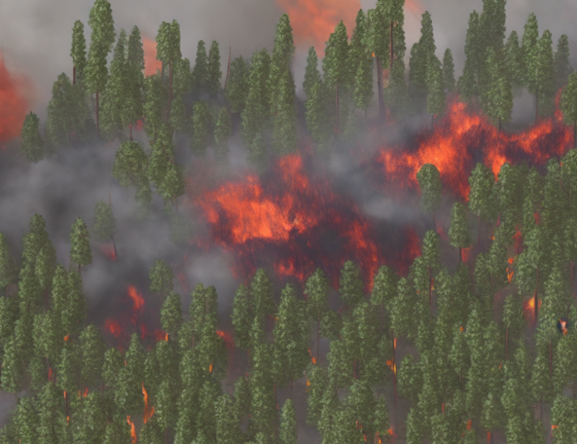 Improved Search Algorithm for Forest Fire Detection and Rescue