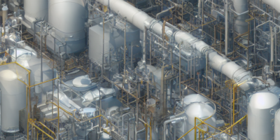 Noise Impact on Eigenvalues of Key Operator in Chemical Process Industry