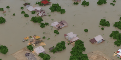 Enhancing VQA with Visual Context: Mitigating Hallucination in Flood Disaster Scenario